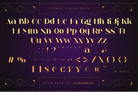 Millgary font