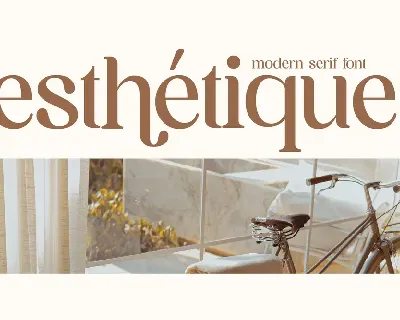 Esthetique font