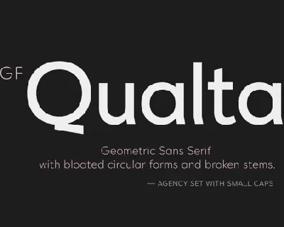PGF Qualta Family font