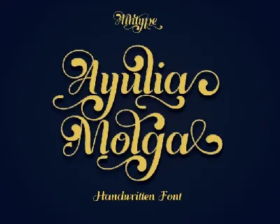 Ayulia Molga font