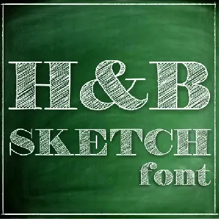 H&B Sketch font