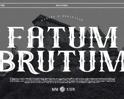 FATUMBRUTUM font