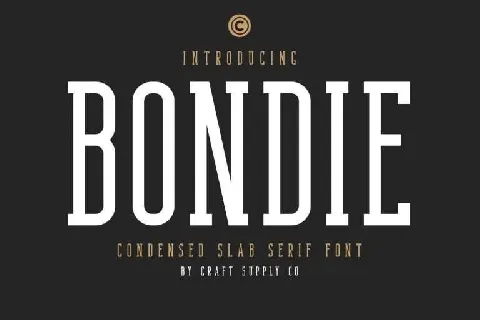 Bondie Free font