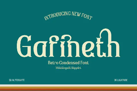 Gafinethtrial font