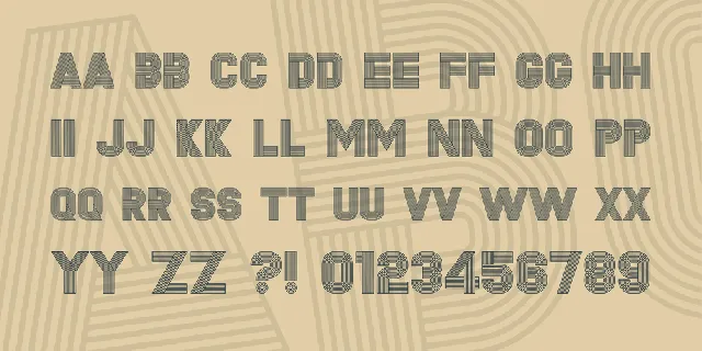 Fudged font