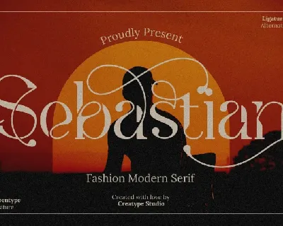 Sebastian font