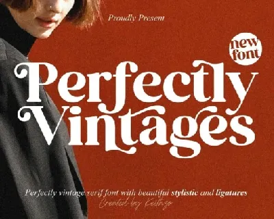 Perfectly Vintages font