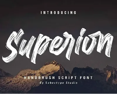 Superion font