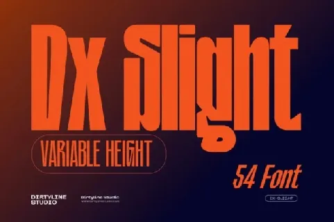 Dx Slight font