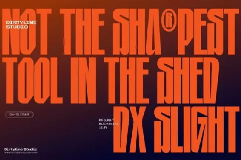 Dx Slight font