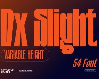 Dx Slight font
