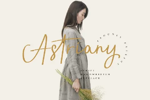 Astriany font