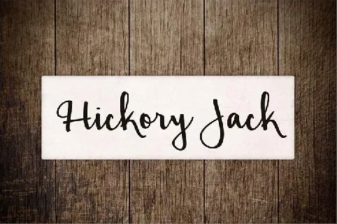 Hickory Jack Free font