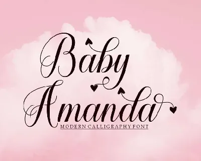 Baby Amanda font