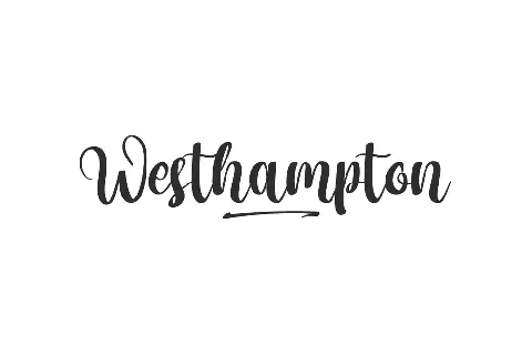 Westhampton Demo font