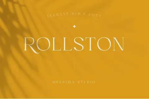 Rollston font