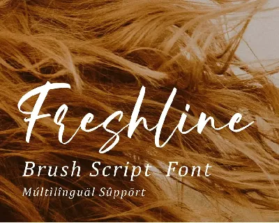 Freshline font