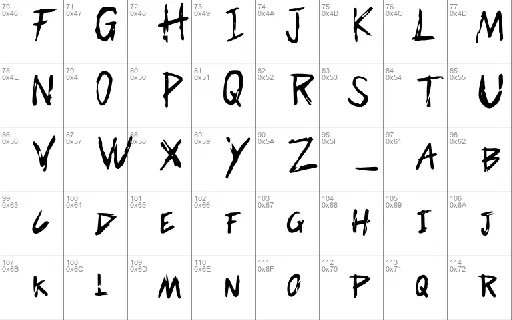 Scarebrook font