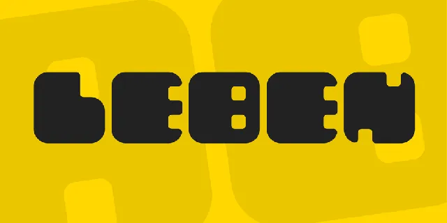 Leben font