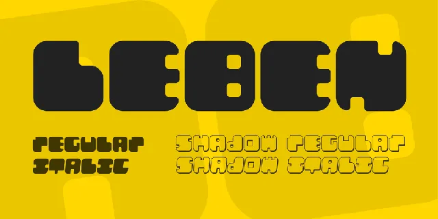 Leben font