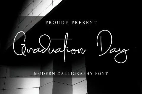 Graduation Day font