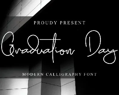 Graduation Day font