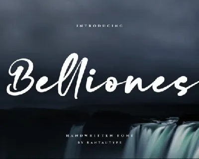 Belliones font