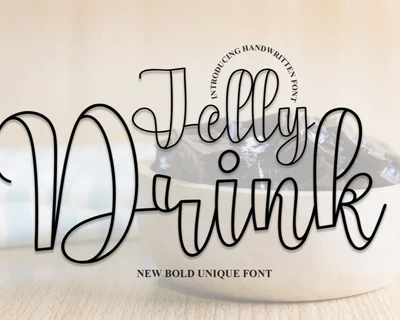 Jelly Drink Script font