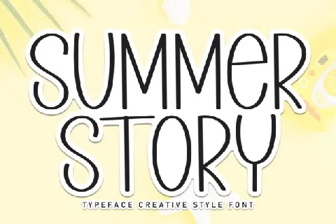 Summer Story Display font