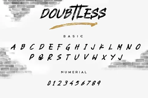 Doubtless font