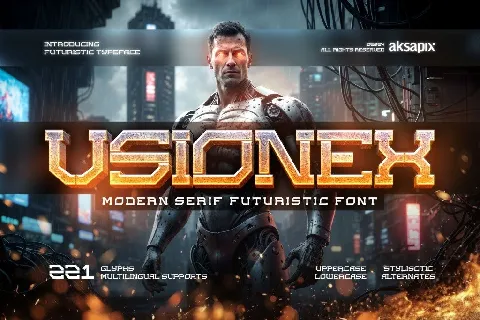 Vsionex font