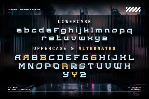 Vsionex font