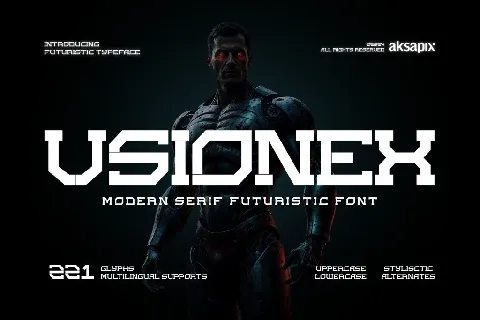 Vsionex font