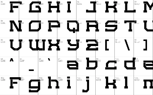 Vsionex font