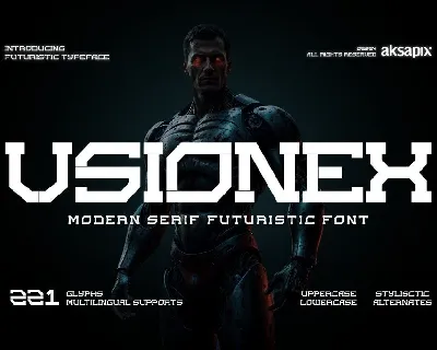 Vsionex font