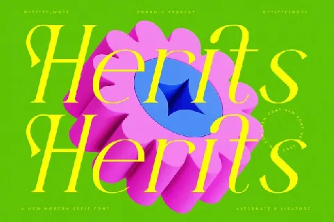 Herits font