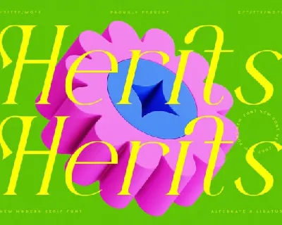 Herits font