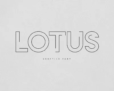 Lotus font