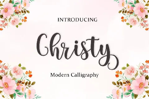 Christy font