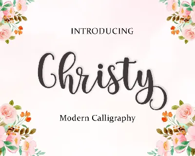 Christy font