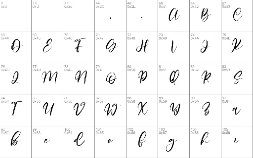 Chageline font