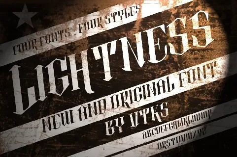 vtks lightness 2 font