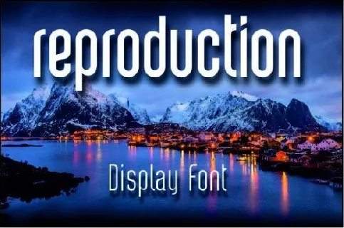 Reproduction font
