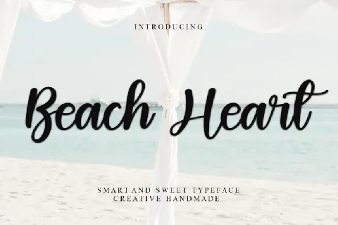 Beach Heart Typeface font