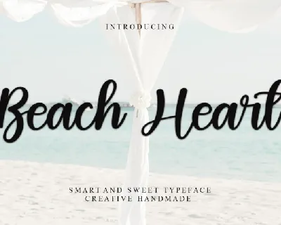 Beach Heart Typeface font