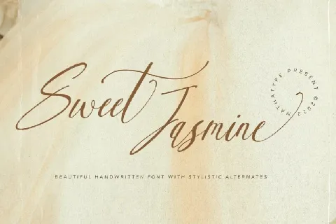 Sweet Jasmine font