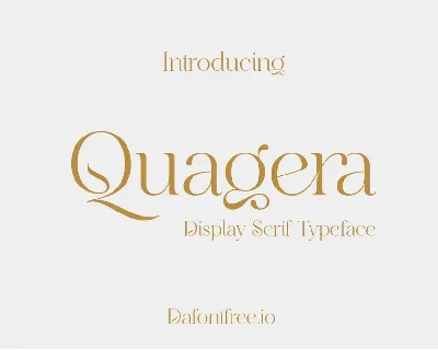 Quagera font