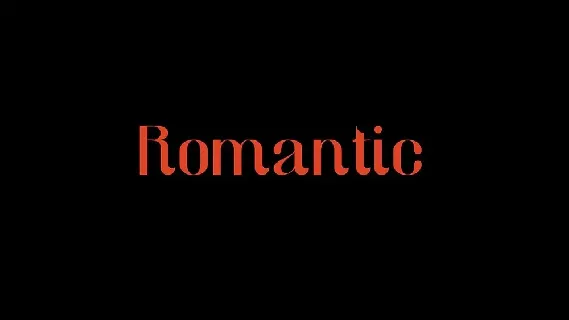 Romantic Sans Serif font