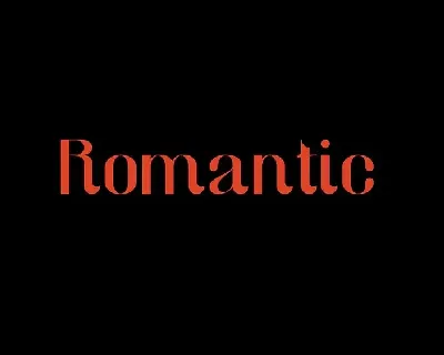 Romantic Sans Serif font