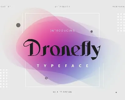 Dronefly font
